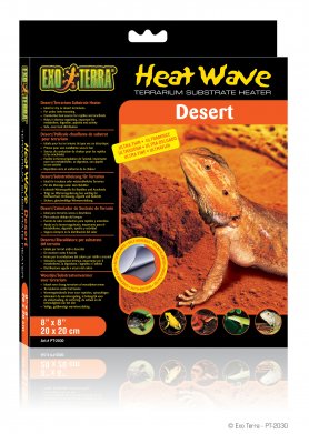 Термопластина ExoTerra HeatWave Desert 8W 20 x 20 см