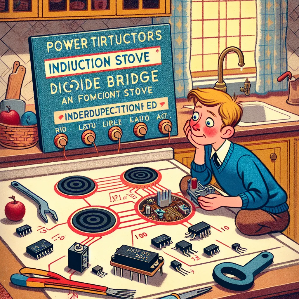 Індукційна плита вибиває автомат або не бачить посуд: перевірка силових транзисторів та діодного моста