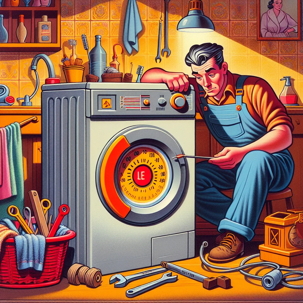 Помилка LE на пральній машині LG: причини та ремонт своїми руками