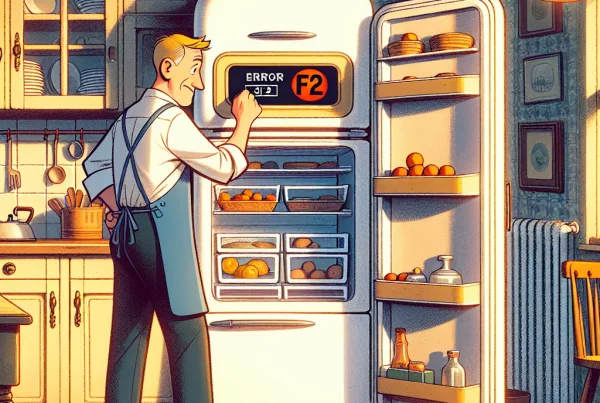 Холодильник Liebherr показує код F2: заміна датчика випарника