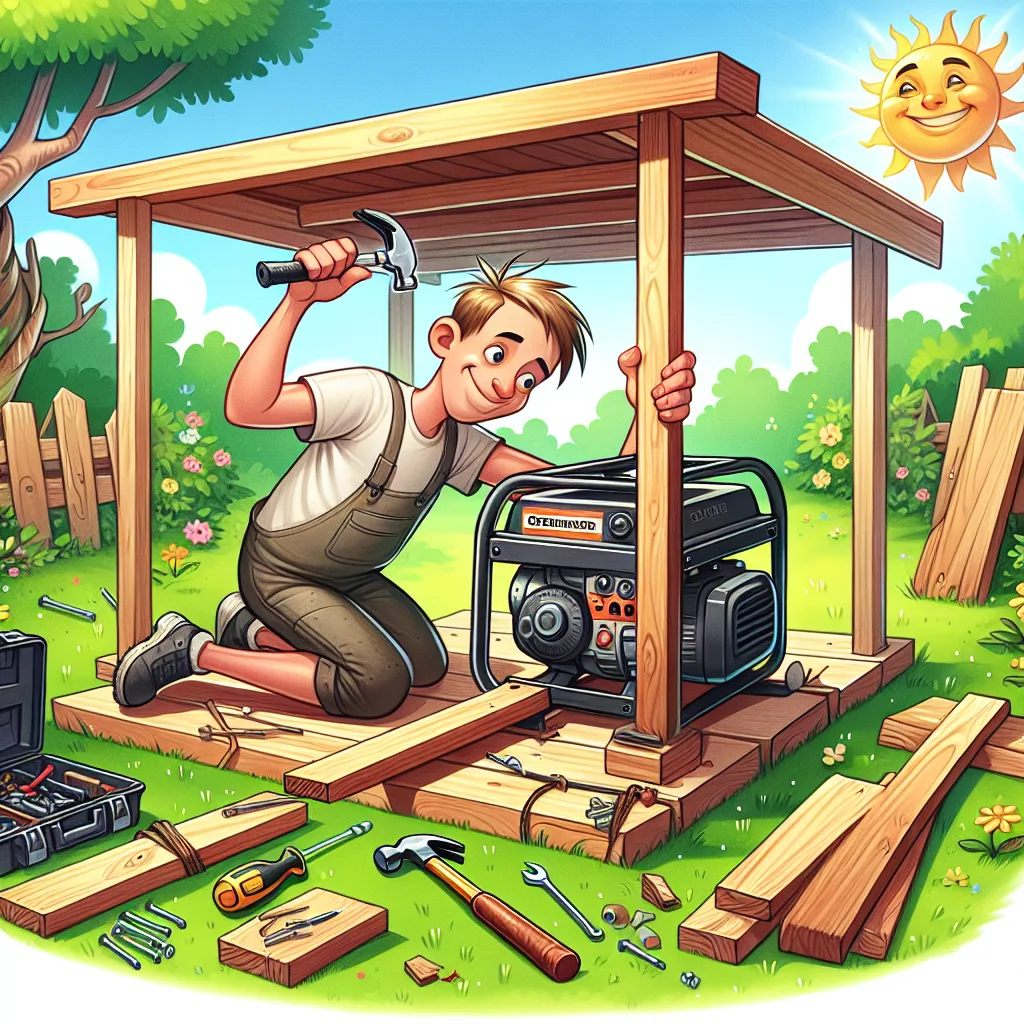 Как сделать короб для генератора своими руками: защита от дождя и эффективная шумоизоляция