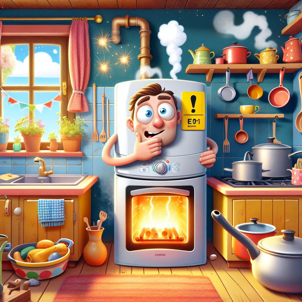 Газовый котел выдает ошибку E01: отсутствие розжига горелки