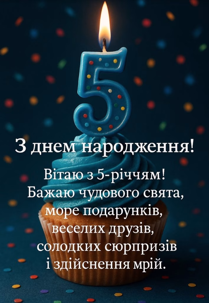 Привітання з днем народження