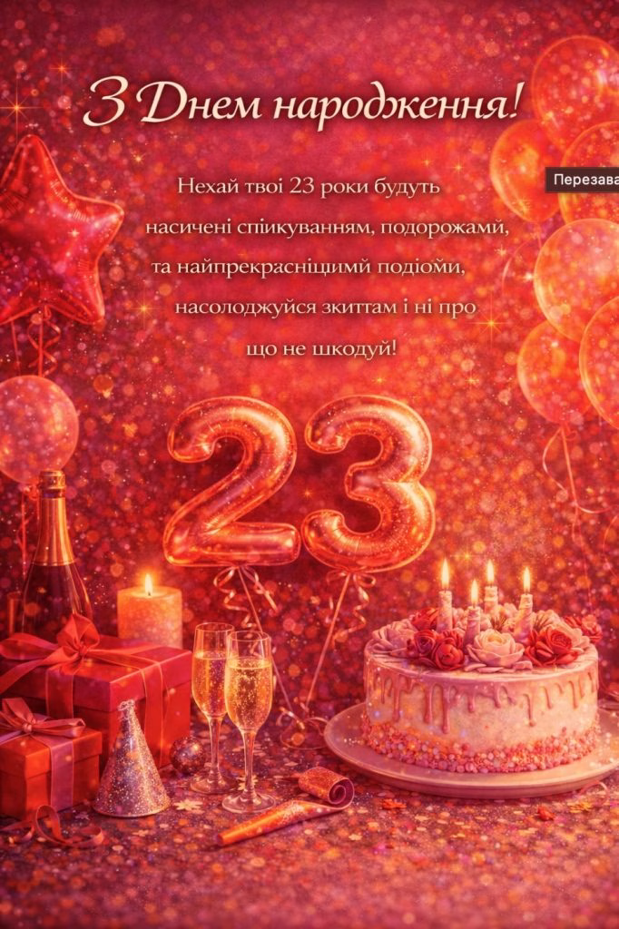 Привітання з днем народження