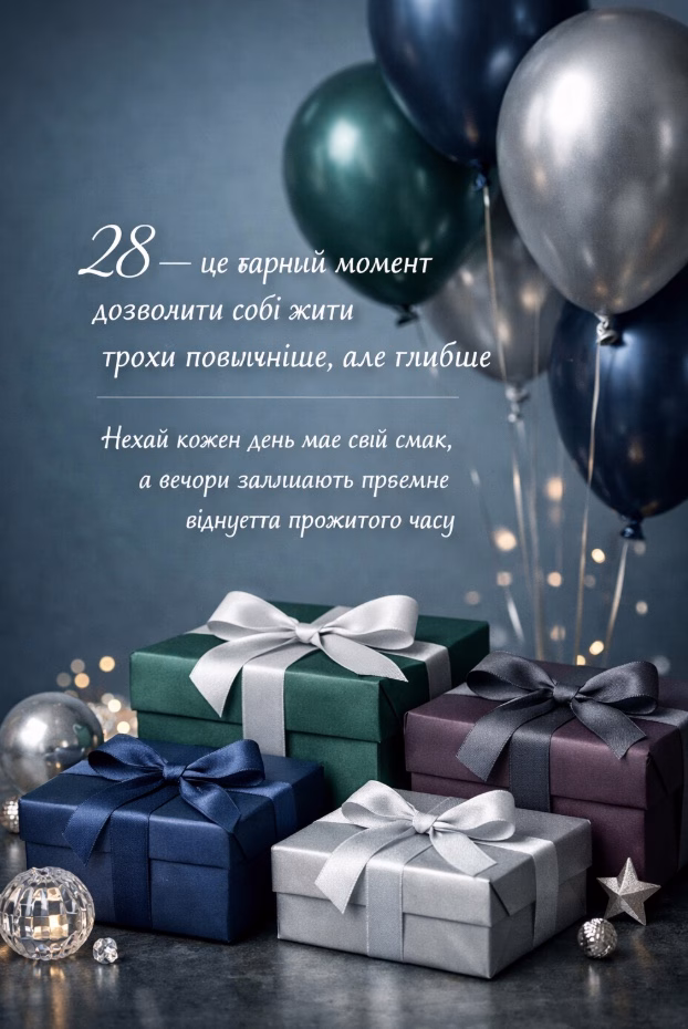 З днем народження 28 років